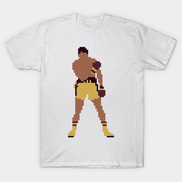The Greatest Boxer - Pixel Art Gold GB Palette T-Shirt by CyberRex